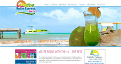 Desktop Screenshot of belizewatertaxi.com